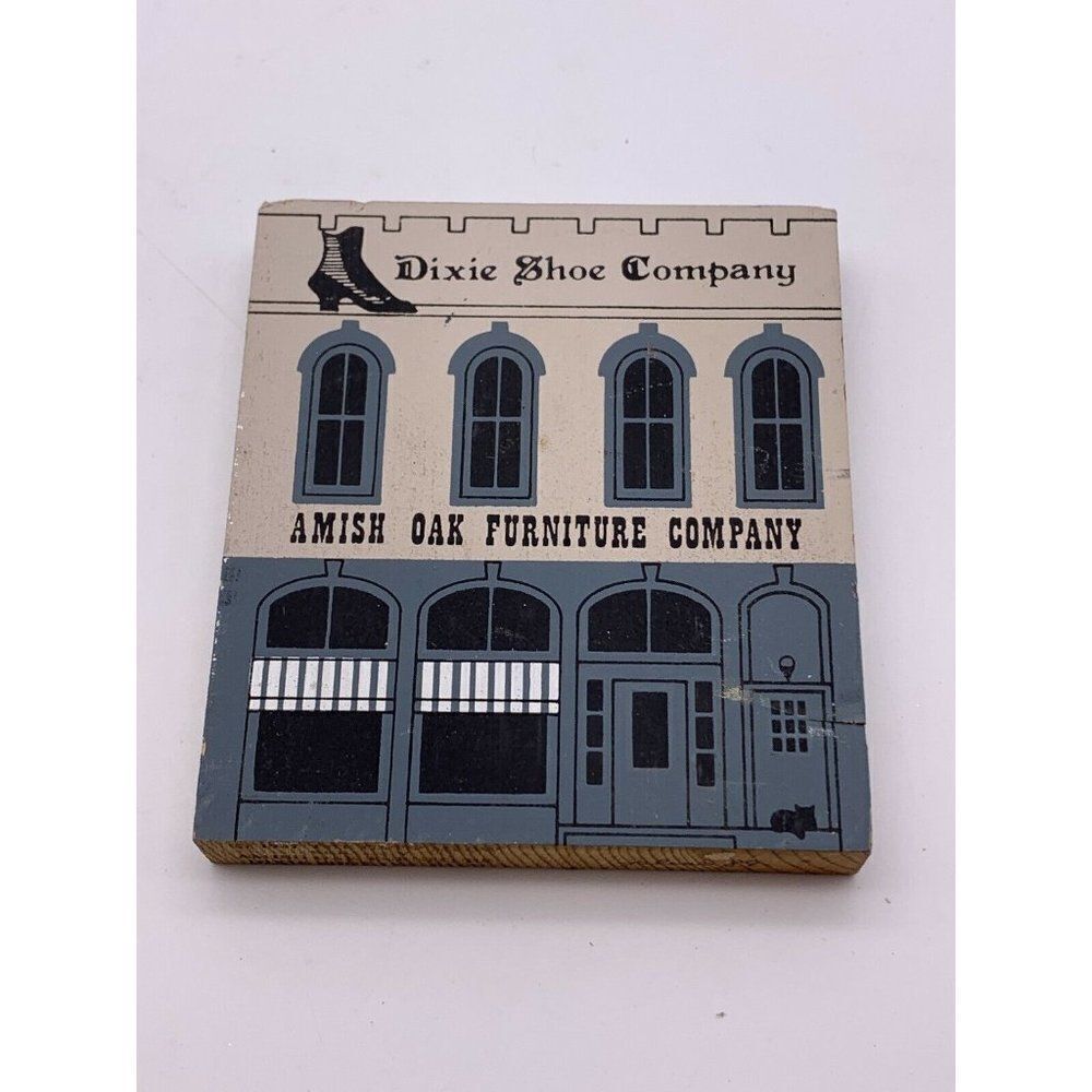 Vintage Cats Meow Village Dixie Shoe Company Amish